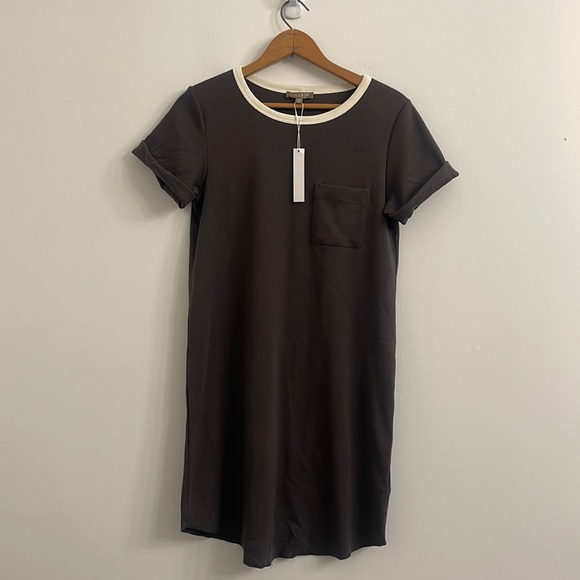 LILLA P tee Shirt Dress with Pocket xs - Picture 3 of 6
